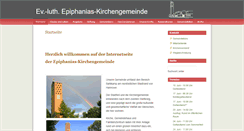 Desktop Screenshot of epiphanias-hannover.de
