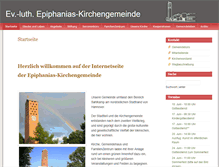 Tablet Screenshot of epiphanias-hannover.de